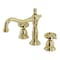 Kingston Brass KS1972RX Widespread Bathroom Faucet with Brass Pop-Up, Polished Brass KS1972RX - alternate 1